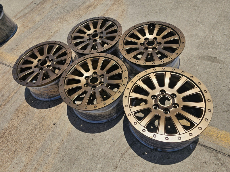 (4) 18" INEOS Grenadier OEM wheels rims Beadlock 2023 2024 2025 2026 NEW Texas Truck Tire