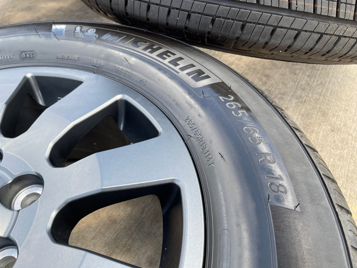 18" Toyota Land Cruiser OEM TRD wheels rims 95952 Tundra Sequoia MICHELIN NEW Texas Truck Tire