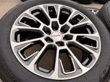 22" GMC Yukon Sierra DENALI OEM wheels rims Tahoe tires 2024 2025 2026 NEW Texas Truck Tire