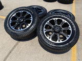 20" Dodge Ram 2500 3500 LARAMIE OEM wheels rims A/T tires 2025 2026 NEW Texas Truck Tire
