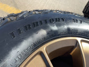 (5) 17" Jeep Wrangler Rubicon OEM 96226 wheels rims Gladiator GOODYEAR 33" NEW Texas Truck Tire