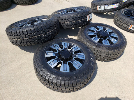 20" GMC Sierra DENALI ULTIMATE 2500 3500 OEM 5958 14138 wheels rims R/T NEW Texas Truck Tire