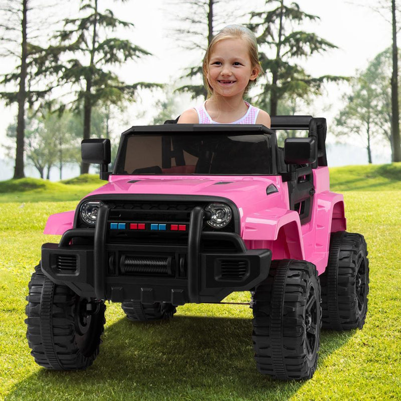 12V Pink Ride On Car Truck for Girls with 3 Speed Modes - Perfect Gift for Kids