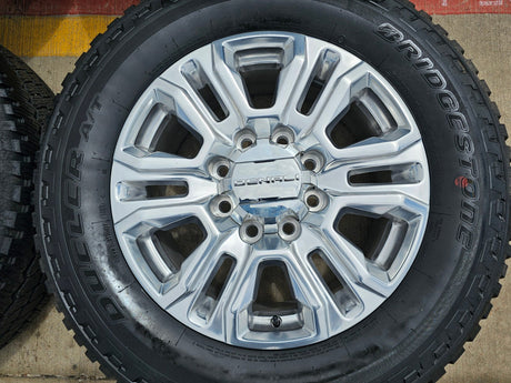 20" GMC Sierra Denali 2500 3500 OEM 5957 wheels rims tires 2022 2023 2024 2025 Texas Truck Tire