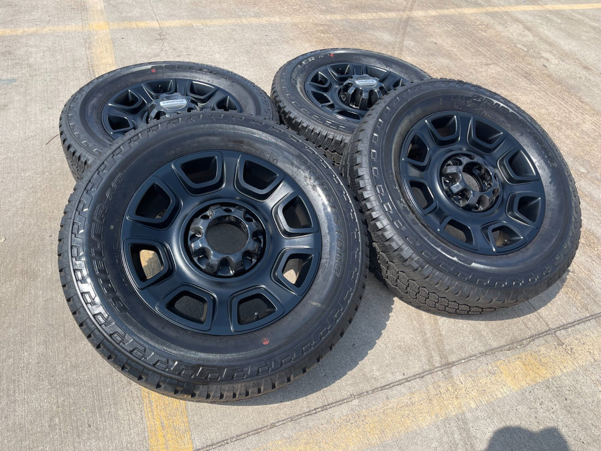 20" Ford F-250 F-350 OEM Lariat Platinum wheels rims 10486 tires 2025 2026 NEW Texas Truck Tire