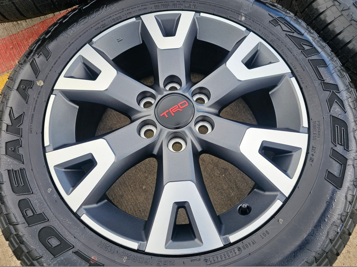 20" Toyota 4Runner TRD OEM 94198 wheels rims Tundra Sequoia 2025 2026 FALKEN NEW Texas Truck Tire