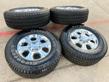 18" Ram 2500 3500 Laramie Power Wagon OEM wheels rims 2692 FIRESTONE A/T2 NEW Texas Truck Tire