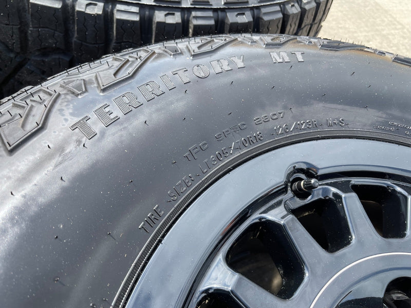 18" AEV SALTA GMC Sierra AT4X Chevy Trail Boss 2500 OEM wheels rims GOODYEAR 35" Texas Truck Tire