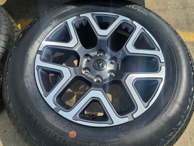 20" Dodge Ram 1500 OEM 94059 Laramie wheels rims 68583860AA 2024 2025 2026 NEW Texas Truck Tire