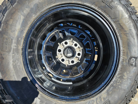 18" Toyota Tundra TSS T FORCE TRD OEM black wheels rims Sequoia GENERAL A/TX Texas Truck Tire