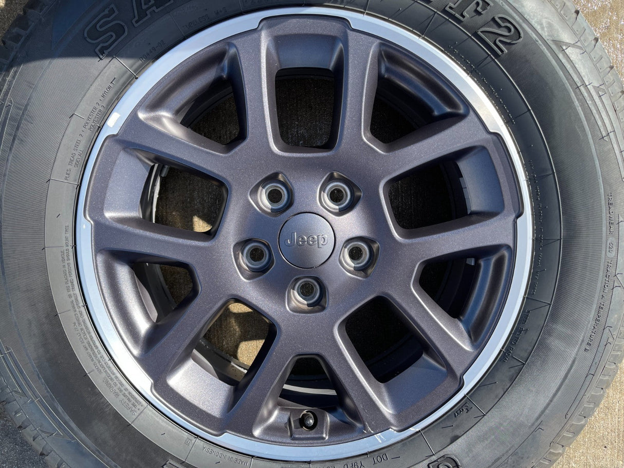 18" Jeep Gladiator Overland OEM wheels rims Wrangler 9241 96494 tires Texas Truck Tire