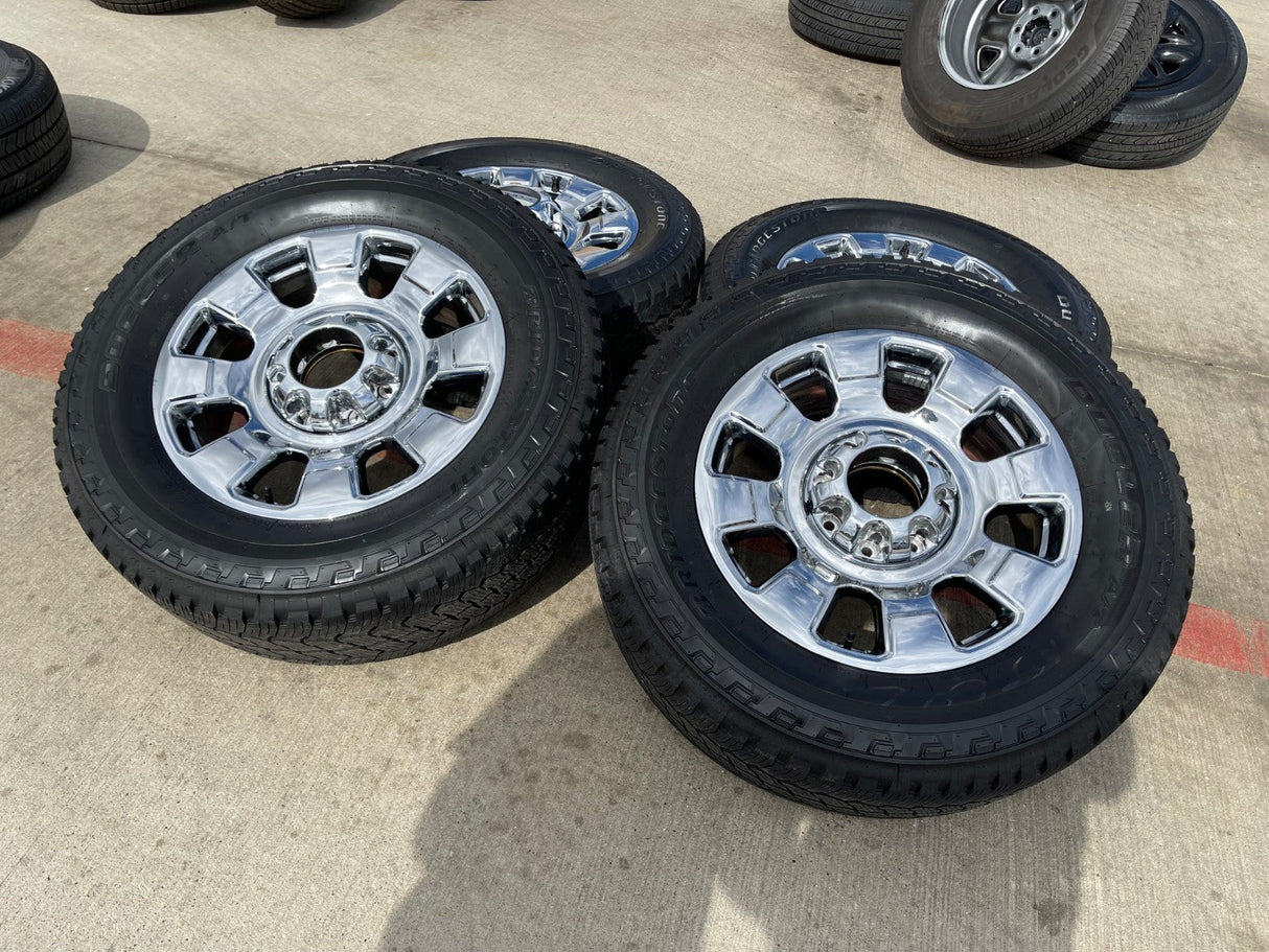20" Ford F-250 F-350 OEM Lariat 10295 25085 10552 wheels rims 2026 NEW Texas Truck Tire