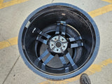 20x10 Chevy Corvette OEM wheel rim 5639 5641 black REAR 2015 2016 2017 2018 2019 Texas Truck Tire