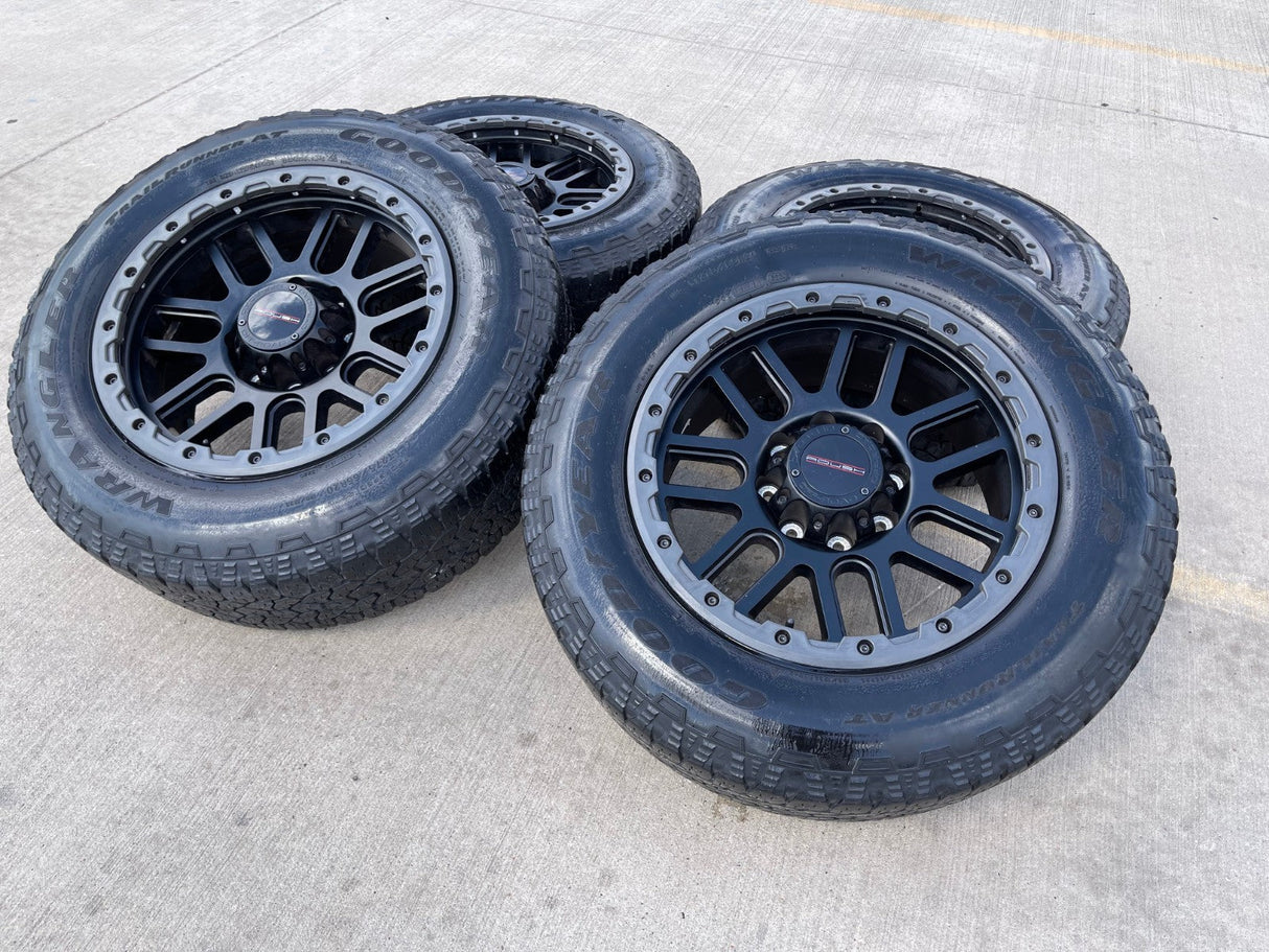 20" Ford F-250 F-350 ROUSH OEM rims wheels tires GOODYEAR Texas Truck Tire