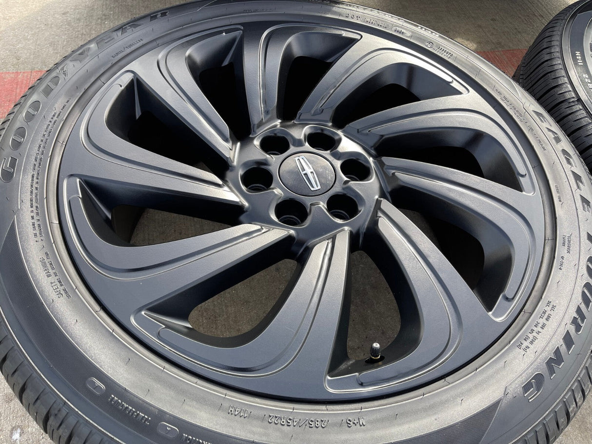 22" Lincoln Navigator OEM rims wheels Black Label 10497 NEW Texas Truck Tire