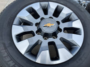 20" Chevy Silverado GMC Sierra AT4 2500 3500 OEM 5960 5947 wheels rims MICHELIN Texas Truck Tire