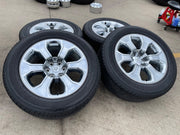 20" Dodge Ram 1500 OEM Laramie CHROME 2679 wheels rims 2022 2023 2024 2025 2026 Texas Truck Tire