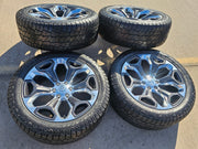 22" Dodge Ram 1500 OEM LIMITED Laramie wheels rims 2685 GRAY 2022 2023 2024 2025 Texas Truck Tire