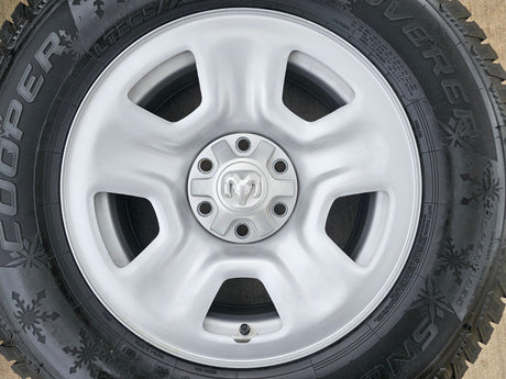 18" Ram 1500 OEM 2667 stock wheels rims SNOW tires 2022 2023 2024 2025 2026 Texas Truck Tire