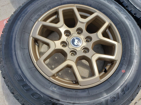18" Ford Bronco BRONZE HERITAGE wheels rims tires 95213 Ranger tires NEW Texas Truck Tire