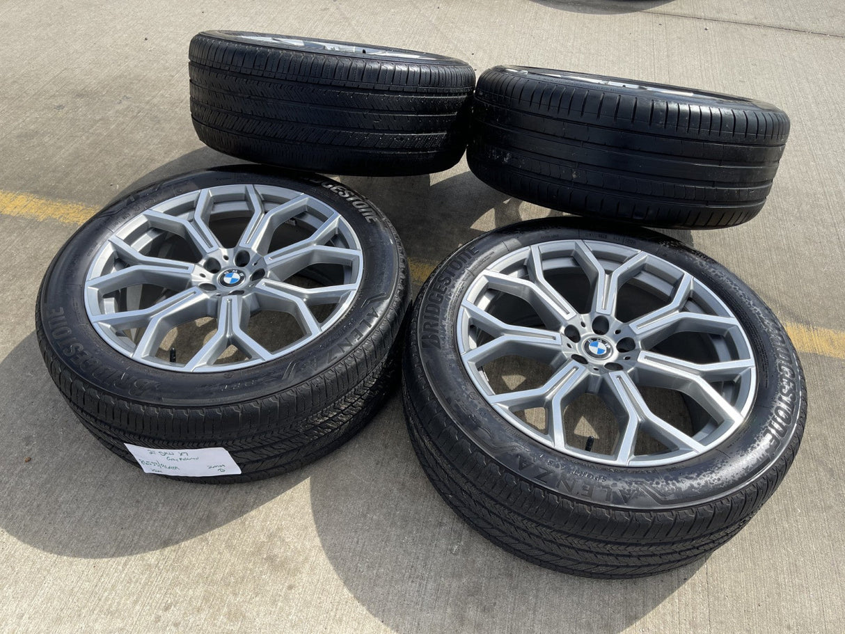 21" BMW X6 X7 OEM 86533 96409 Series 753 wheels rims tires BRIDGESTONE Texas Truck Tire