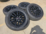 20" GMC Sierra Yukon Chevy OEM black 5914 5918 wheels rims 2023 2024 2025 2026 Texas Truck Tire