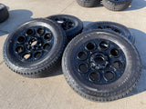 20" Ford F-250 F-350 OEM black TREMOR 10484 10299 wheels rims BRIDGESTONE NEW Texas Truck Tire