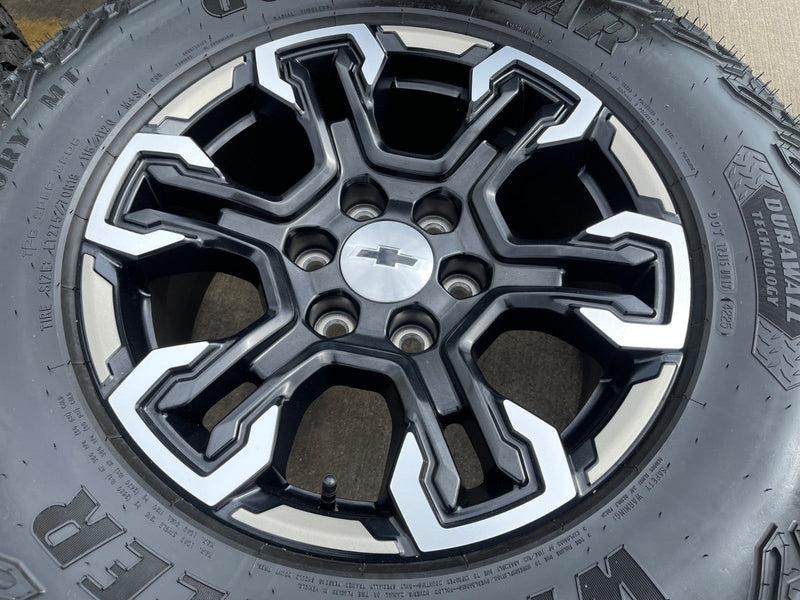 18" Chevy Silverado ZR2 Tahoe TRAIL BOSS Sierra OEM 95415 wheels rims tires NEW Texas Truck Tire