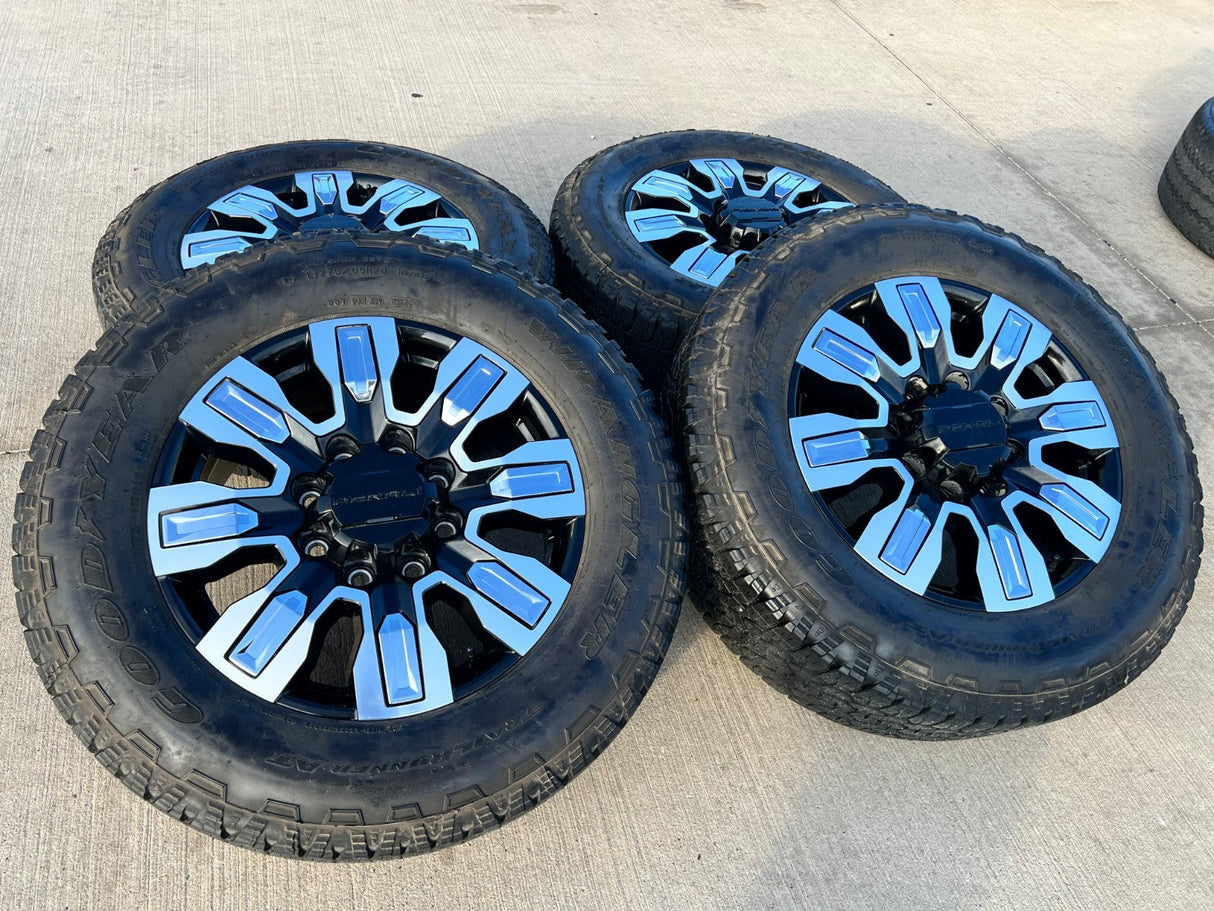 20" GMC Sierra AT4X 2500 3500 OEM wheels rims 5958 14138 Chevy Silverado Texas Truck Tire