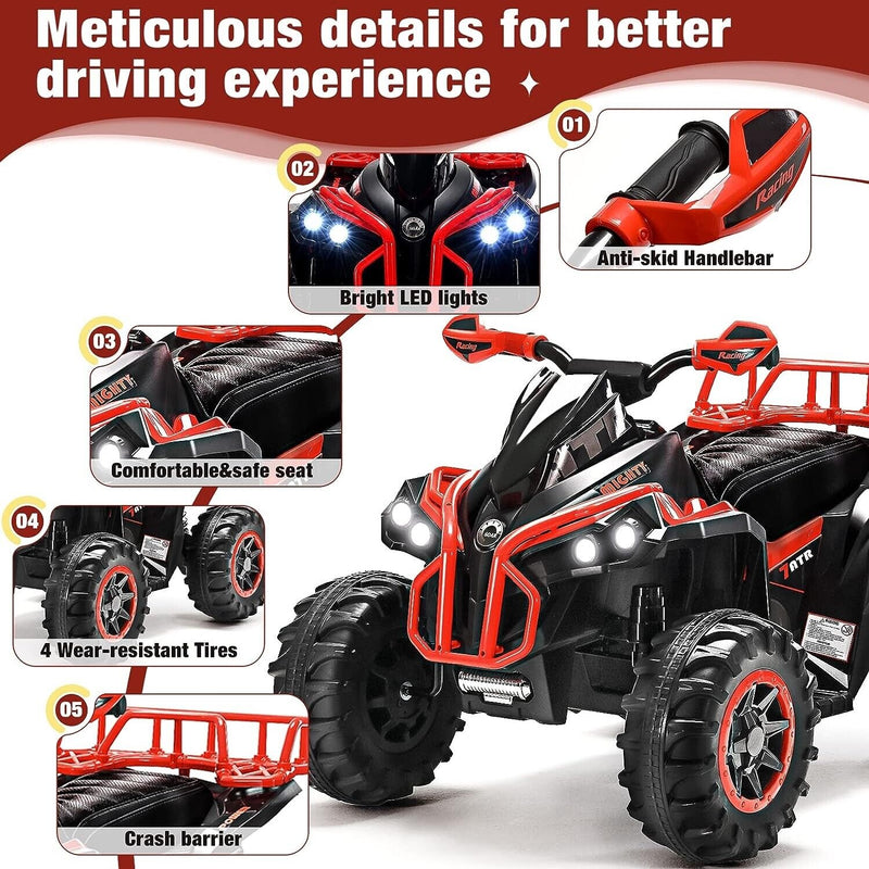 Electric Kids ATV Four Wheeler Cutrimoto for Children 3 to 7 Years Old - Perfect Gifts for Boys and Girls