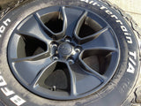 (4) 17" Jeep Wrangler Rubicon OEM 96226 wheels rims Gladiator BFG KO2 NEW 2026 Texas Truck Tire