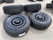 18" AEV SALTA GMC Sierra AT4X Chevy Trail Boss 2500 OEM wheels rims GOODYEAR 35" Texas Truck Tire