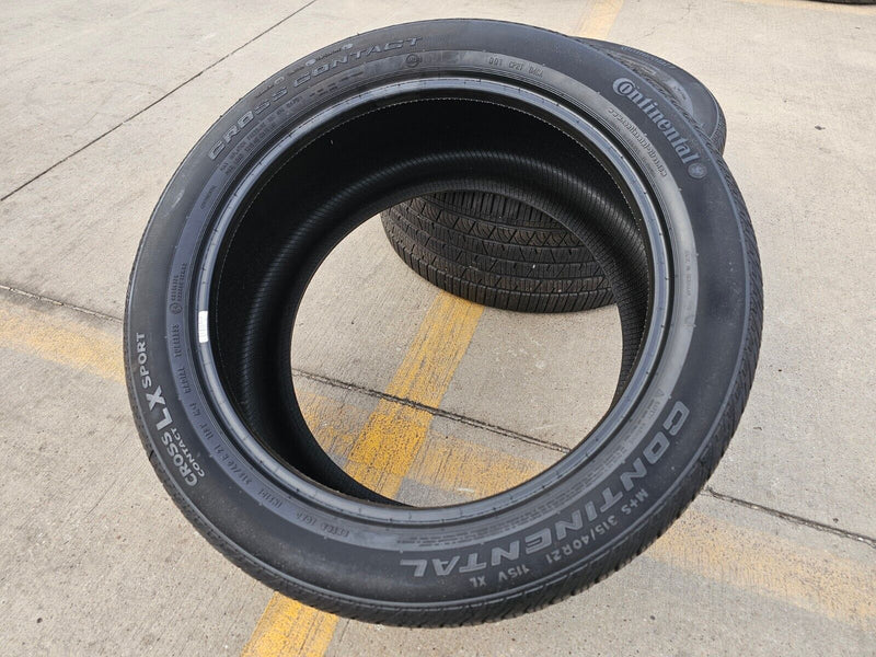 (1) 315/40/21 Continental Cross Contact LX Sport tire Texas Truck Tire