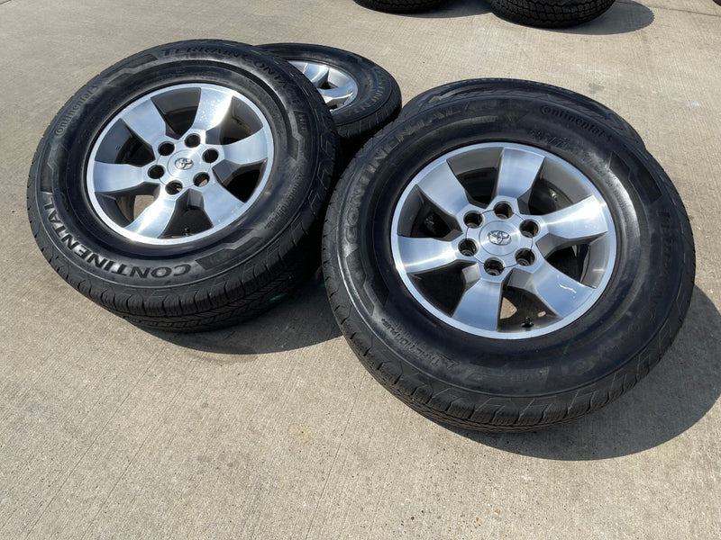 17" Toyota Tacoma 4Runner OEM 69562 wheels rims tires CONTINENTAL Texas Truck Tire