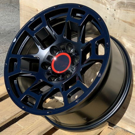 Toyota TRD Style Wheels 17 x 9 Auto Rims 4pcs  Matte Black