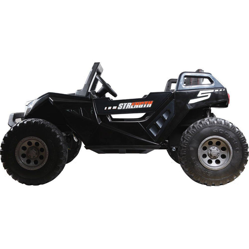 MotoTec Baja UTV 4x4 24v Carbon Fiber (2.4ghz Remote Control), Ride-On Vehicle