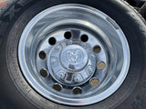17" Dodge Ram 3500 Dually Laramie 8x200 wheels rims 2701 2702 OEM NEXEN Texas Truck Tire