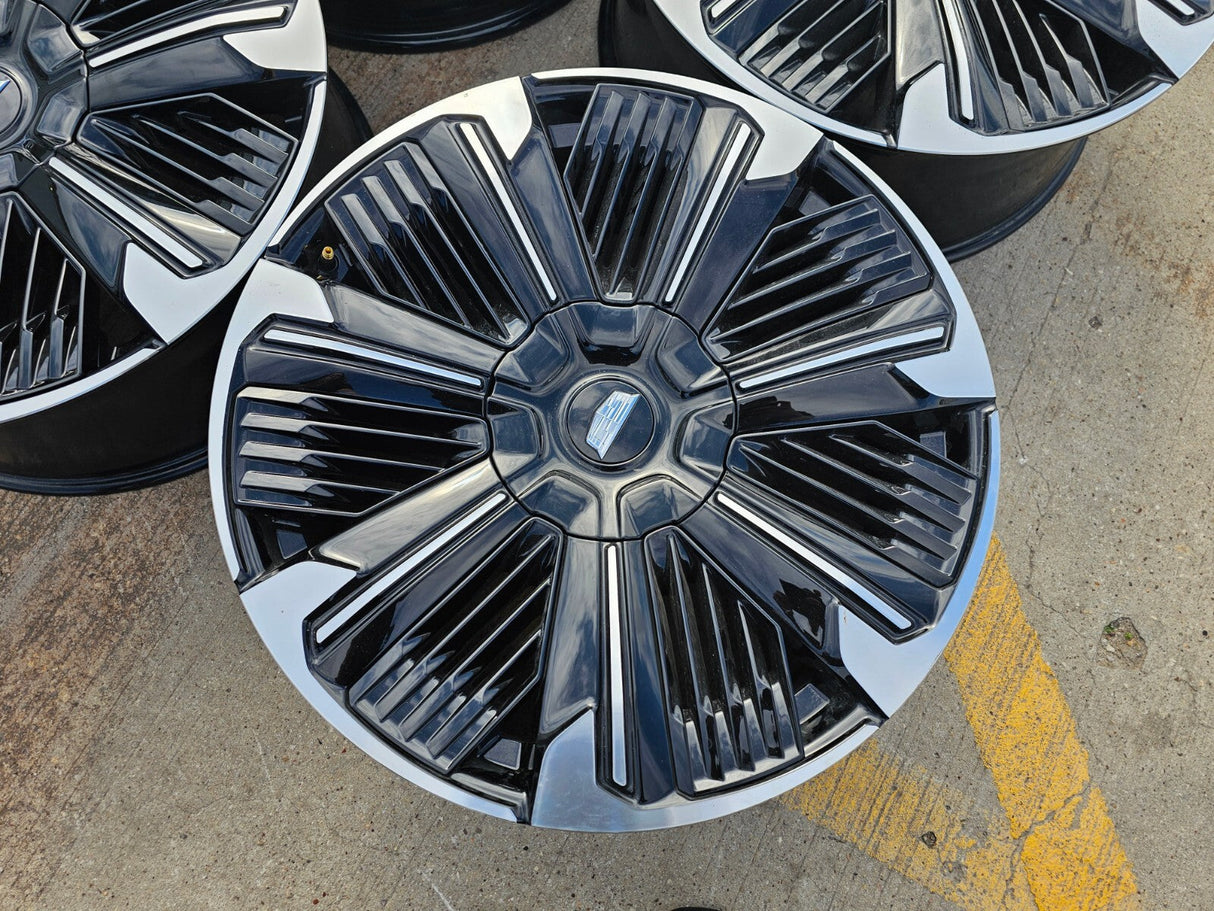 24" Cadillac Escalade IQ EV OEM 8x165 wheels rims Hummer 2500 2024 2025 2026 NEW Texas Truck Tire