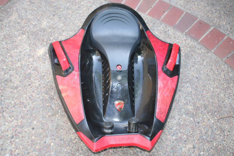 12-Volt Rechargeable Red Electric Ride-On Toy Car Without Charger