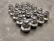 20) 14x1.5 OEM Toyota Tundra lug nuts washer polished LX570 Sequoia Land Cruiser Texas Truck Tire