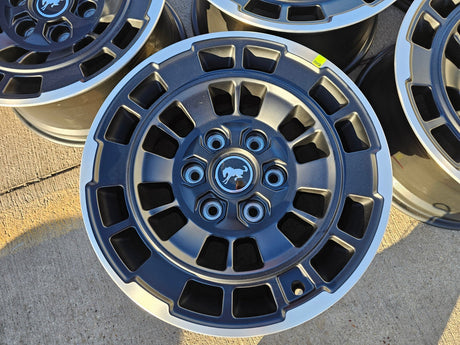 (5) 17" Ford Bronco wheels rims OEM 22025 Ranger 2023 2024 2025 2026 NEW Texas Truck Tire
