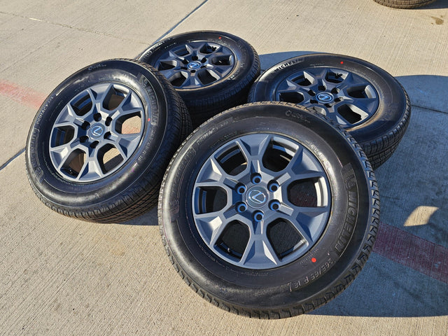 18" Lexus GX550 OEM wheels rims Toyota Land Cruiser Tundra Sequoia MICHELIN NEW Texas Truck Tire