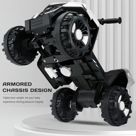 Electric ATV Ride-On Car with MP3 Player and LED Lights - 6V Battery Powered, 4-Wheeled Beach Cruiser
