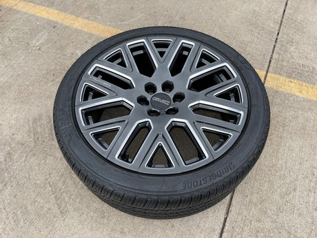 24" GMC Yukon Sierra DENALI OEM wheel rim tire 2022 2023 2024 2025 2026 NEW Texas Truck Tire