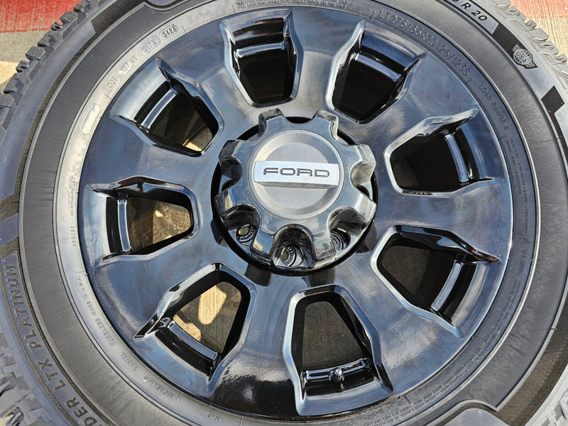 20" Ford F-250 F-350 OEM 10101 rims wheels NEW MICHELIN PLATINUM Texas Truck Tire