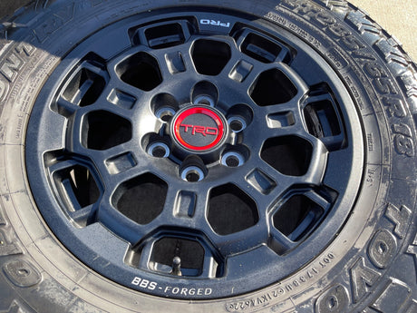 18" Toyota Tundra TRD BBS FORGED OEM 69195 95458 wheels rims Sequoia TOYO R/T Texas Truck Tire