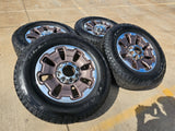 20" Ford F-250 F-350 OEM 10487 LIMITED KING RANCH tan wheels rims GOODYEAR Texas Truck Tire