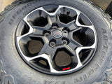 17" Jeep Wrangler Rubicon OEM wheels rims Gladiator 96832 9282 BFG KO2 A/T NEW Texas Truck Tire