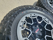 17" GMC Sierra Chevy Silverado OEM Beadlock wheels rims Canyon NEW Texas Truck Tire