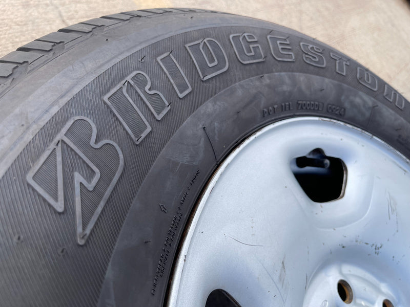 17" Ford F-150 OEM rim wheel 3557 3778 steel spare tire BRIDGESTONE H/T Texas Truck Tire